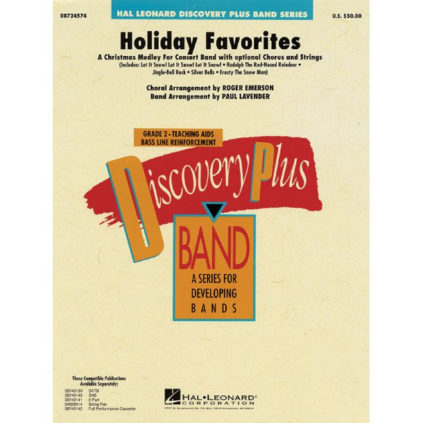 Holiday Favorites : A Christmas Medley for Concert Band with optional Chorus and Strings
