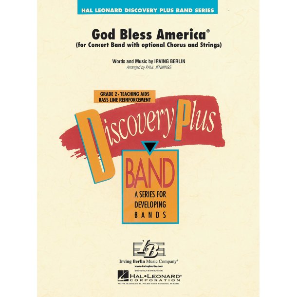 God Bless America&laquo; : with opt. Chorus