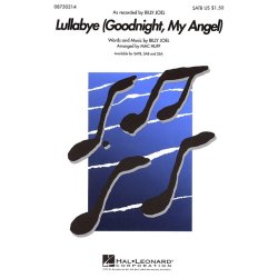 Billy Joel: Lullabye (Goodnight, My Angel) - SATB
