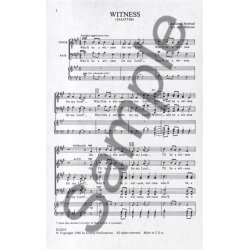 Jack Halloran: Witness - SATB