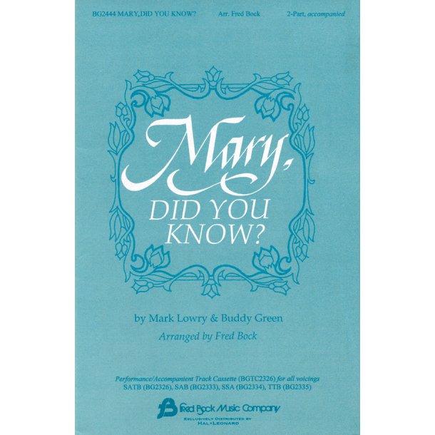 Buddy Greene: Mary, Did You Know? (2-Part)