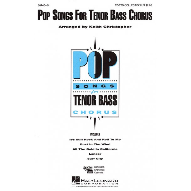 Pop Songs for Tenor Bass Chorus (Collection)