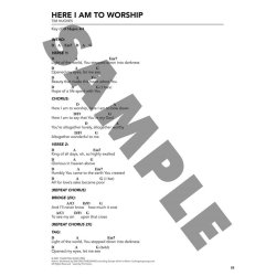 Worship Band Playalong Volume 2: Here I Am To Worship - Guitar Edition