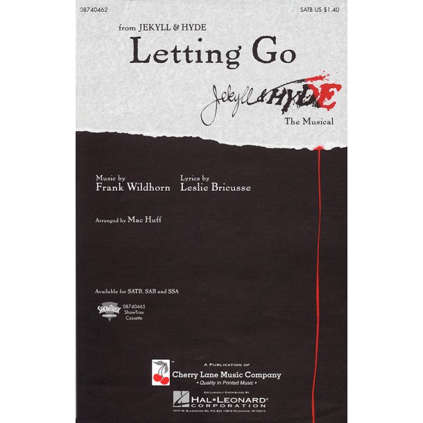 Leslie Bricusse: Letting Go (Jekyll And Hyde) - SATB