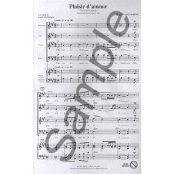 Giovanni Martini: Plaisir D'Amour - SATB A Cappella