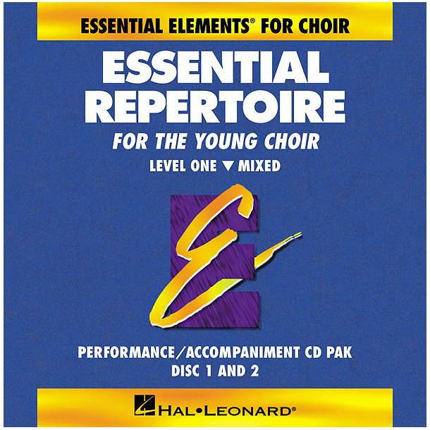 Essential Repertoire for the Young Choir : Level 1 Mixed, Performance/Accompaniment CD