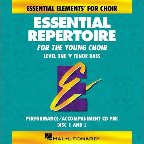 Essential Repertoire for the Young Choir : Level 1 Tenor Bass, Performance/Accompaniment CD