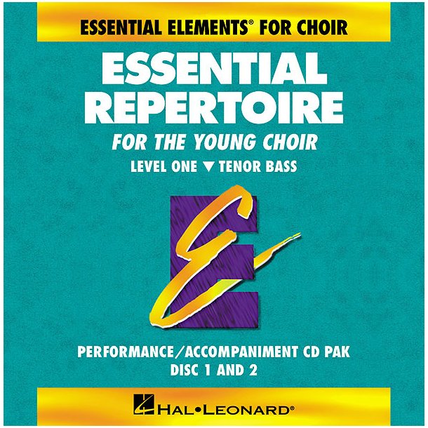 Essential Repertoire for the Young Choir : Level 1 Tenor Bass, Performance/Accompaniment CD
