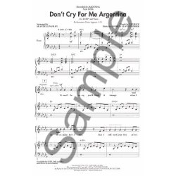 Andrew Lloyd Webber: Don't Cry For Me Argentina (Evita) - SATB