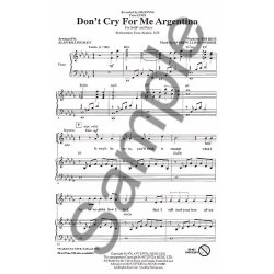 Andrew Lloyd Webber: Don't Cry For Me Argentina (Evita) - SAB