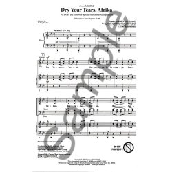 John Williams: Dry Your Tears, Afrika (SATB)