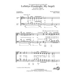 Billy Joel: Lullabye (Goodnight, My Angel) - SATB