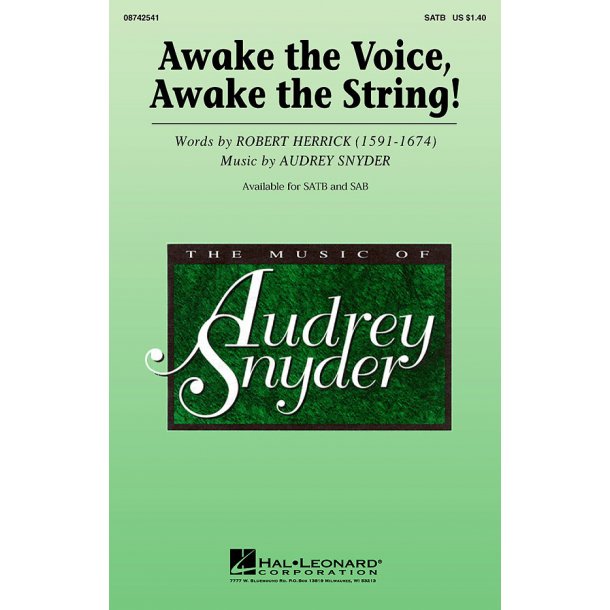 Awake the Voice, Awake the String!
