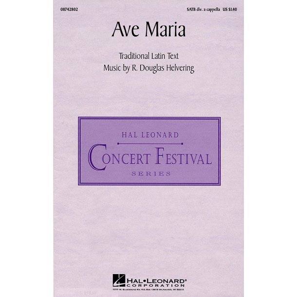 Ave Maria : SATB divisi