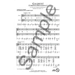 Gaudete! (Christmas Processional) 2-Part Choir