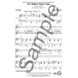 Randy Newman: If I Didn't Have You (Monsters Inc.) (2 Part Choir)