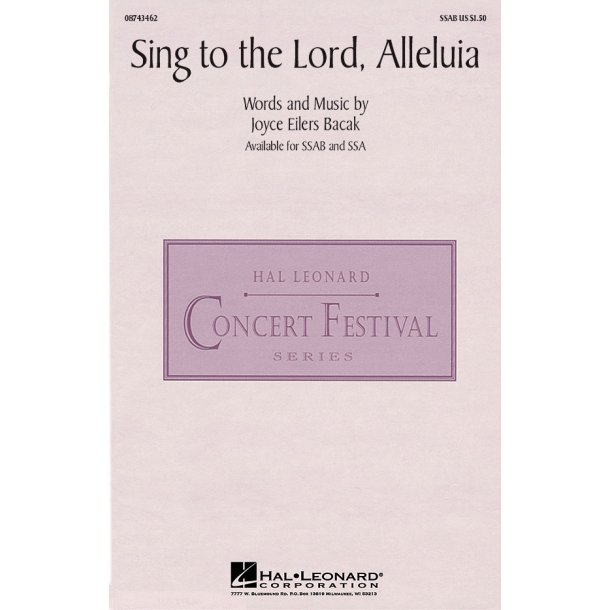 Sing to the Lord, Alleluia
