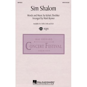 Itzhak Zhrebker: Sim Shalom (Arr. Brymer) (SATB)