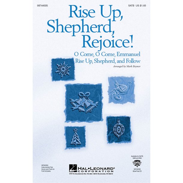 Mark Brymer: Rise Up, Shepherd, Rejoice! (SATB)