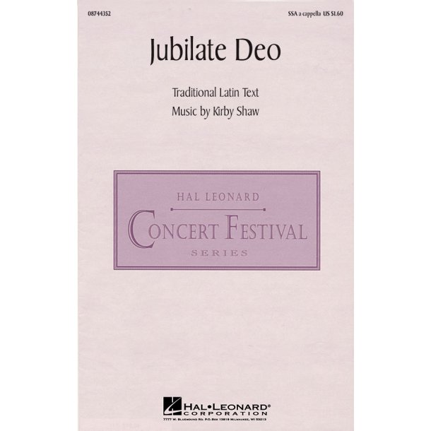 Jubilate Deo