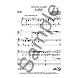 Andrea Bocelli/Sarah Brightman: Time To Say Goodbye (Con Te Partiro) - SATB/Piano