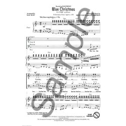 Blue Christmas (arr. Huff) - TTBB