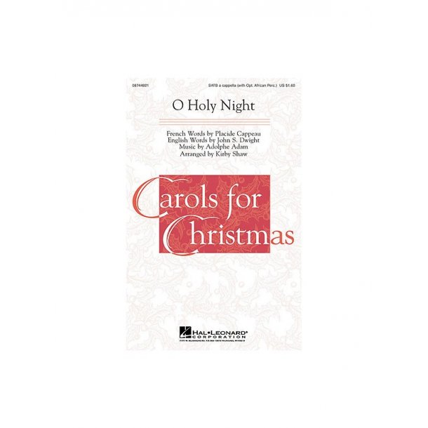 Adolphe Adam: O Holy Night (With Optional African Percussion) - SATB