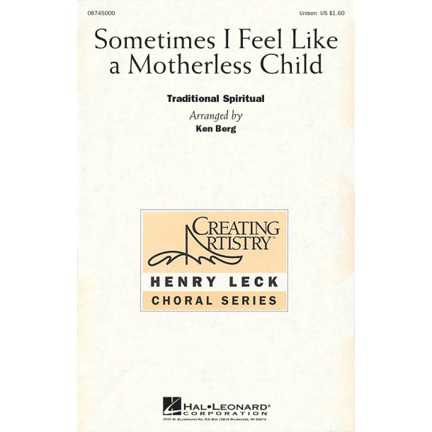 Sometimes I Feel Like a Motherless Child