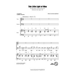 This Little Light Of Mine Tb Choral