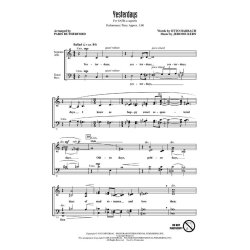 YESTERDAYS (ARR RUTHERFORD PARIS) SATB CHORAL