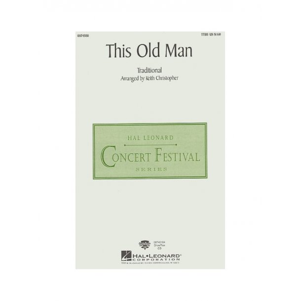 This Old Man (arr. Christopher) - TTBB