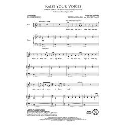 BRENDAN GRAHAM & ROLF LOVLAND RAISE YOUR VOICES (ROGER EMERSON) SATB