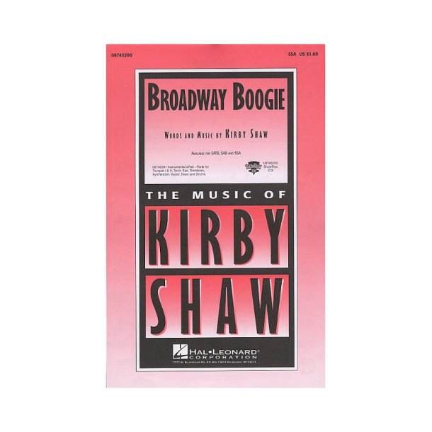 Kirby Shaw: Broadway Boogie (SSA)