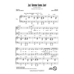 Jacobson Jus Gimme Some Joe Satb