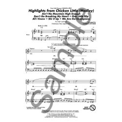 HIGHLIGHTS FROM CHICKEN LITTLE MEDLEY (ARR SNYDER AUDREY) SAB CHORAL