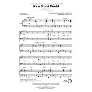 It's A Small World (Arr. Brymer) (ShowTrax CD)