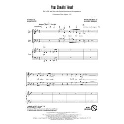 WILLIAMS HANK YOUR CHEATIN HEART (ARR SHAW KIRBY) SATB CHOR