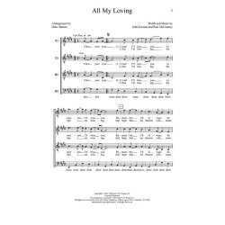 ALL MY LOVING COLLECTION (ARR SHARON/RAUGH) TTBB A CAPPELLA CHORAL
