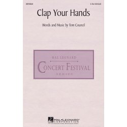 COUNCIL TOM CLAP YOUR HANDS 2 PART CHORAL