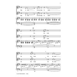 COUNCIL TOM CLAP YOUR HANDS 2 PART CHORAL
