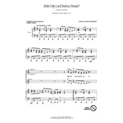DIDNT MY LORD DELIVER DANIEL (ARR KIRBY SHAW) SSA CHORAL