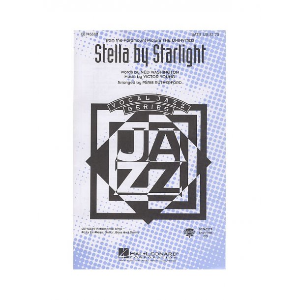 Victor Young: Stella By Starlight (The Uninvited) - SATB