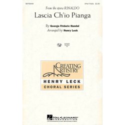 HANDEL LASCIA CH'IO PIANGA 3PT TREBL
