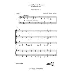 HANDEL LASCIA CH'IO PIANGA 3PT TREBL