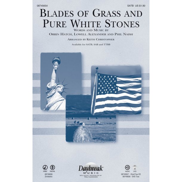Blades of Grass and Pure White Stones