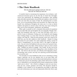 Beyond Singing : Blueprint for the Exceptional Choral Program