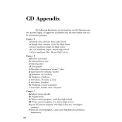 Beyond Singing : Blueprint for the Exceptional Choral Program