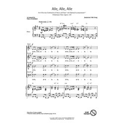 ALLE ALLE ALLE (ARR SCHMID WILL) 4 PART ANY COMBINATION CHORAL