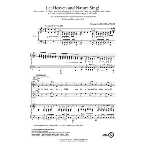 Let Heaven and Nature Sing -A Medley of Carols : ShowTrax CD