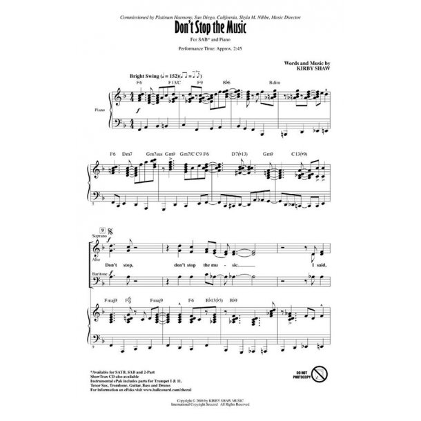 Don't Stop the Music